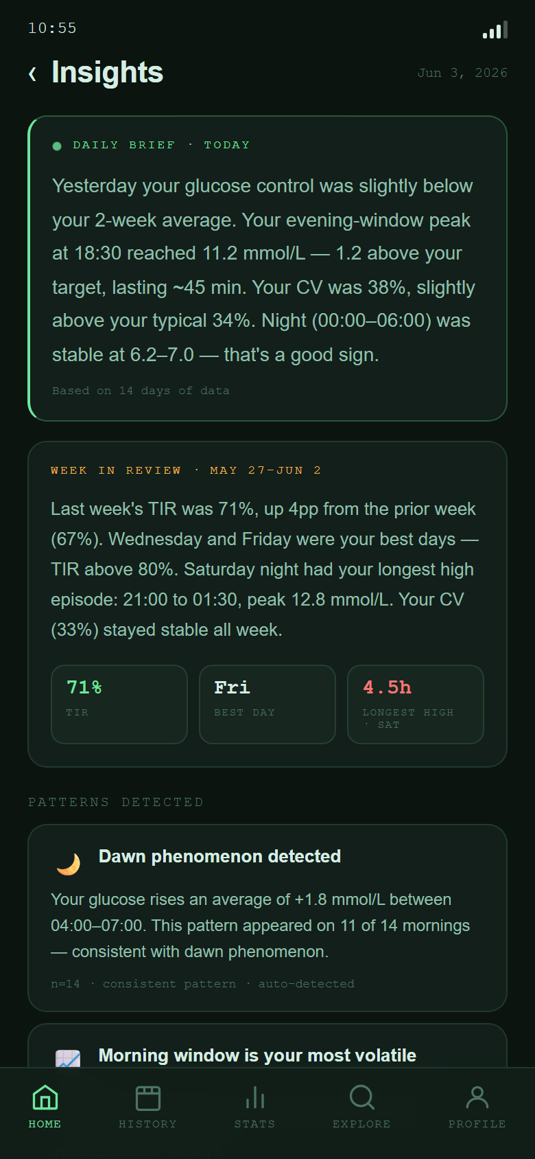 Insights preview